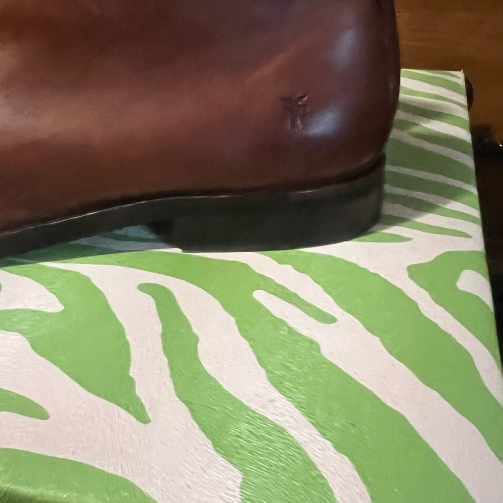 Men's Frye 8.5 Brown Leather Boots - Picture 2 of 8